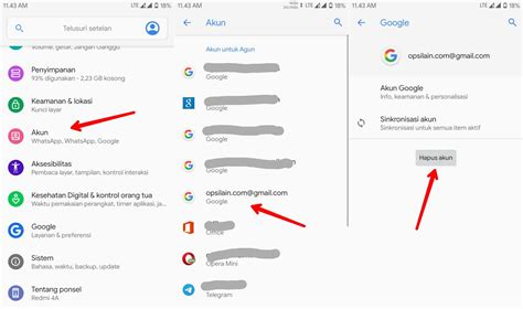 Cara Log Out Akun Google Di Android